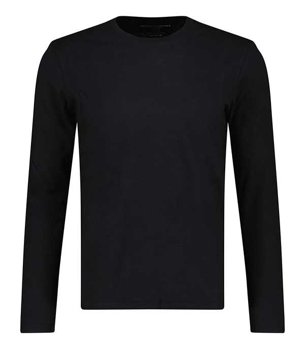 Tee-shirt homme James Noir  Majestic Filatures - Taille XXL
