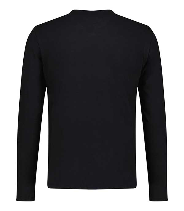 Tee-shirt homme James Noir  Majestic Filatures