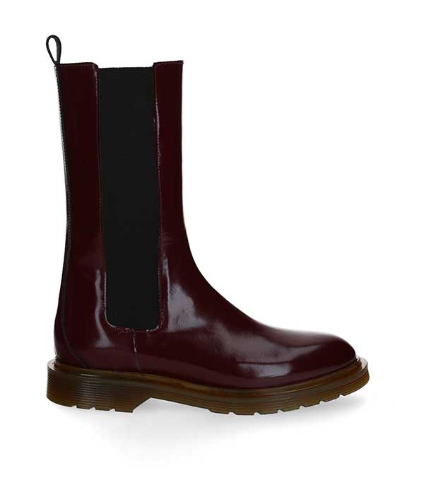 Boots en cuir Tilda Cerise noire Roseanna - Taille 36 à -50%