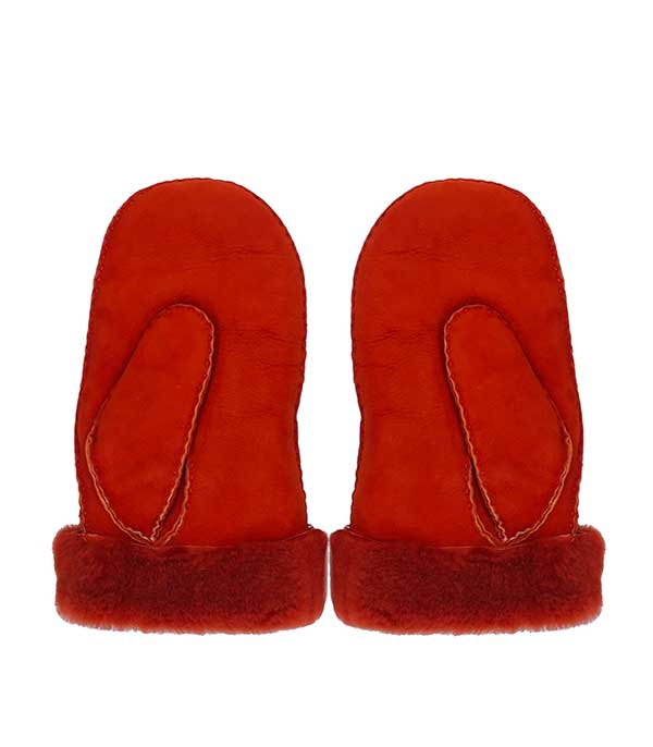 Moufles en cuir suédé Mulfi Burnt Orange  Isabel Marant - Taille 3 à -50%