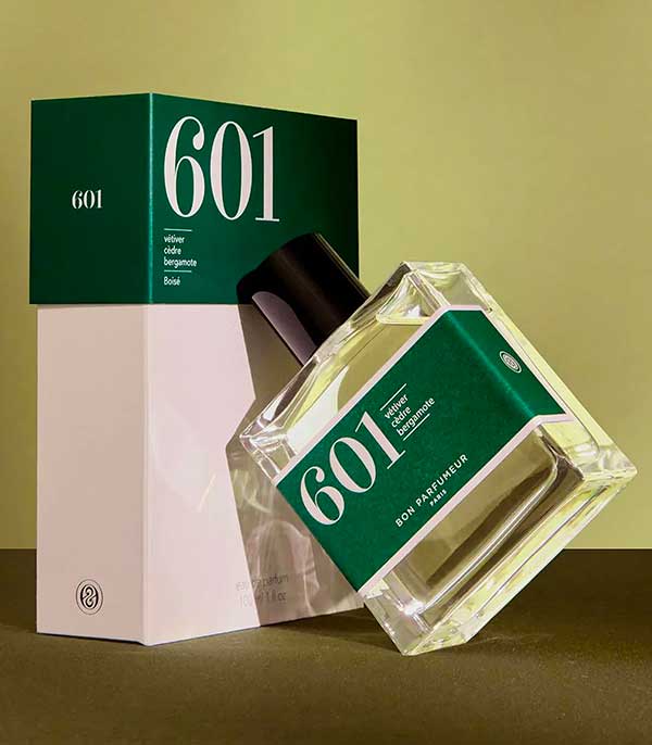 Eau de Parfum 601 Vétiver, Cèdre et Bergamote 100 ml Bon Parfumeur