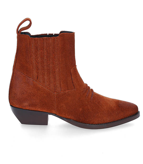 Boots en cuir suédé Rose Seter Fury London - Taille 35 à -50%