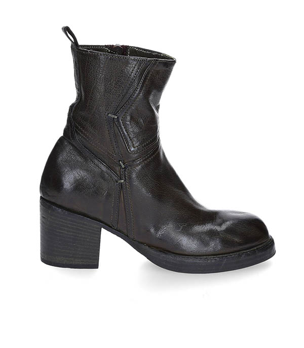 Boots avec empiècements en cuir Kaki King Tartufoli