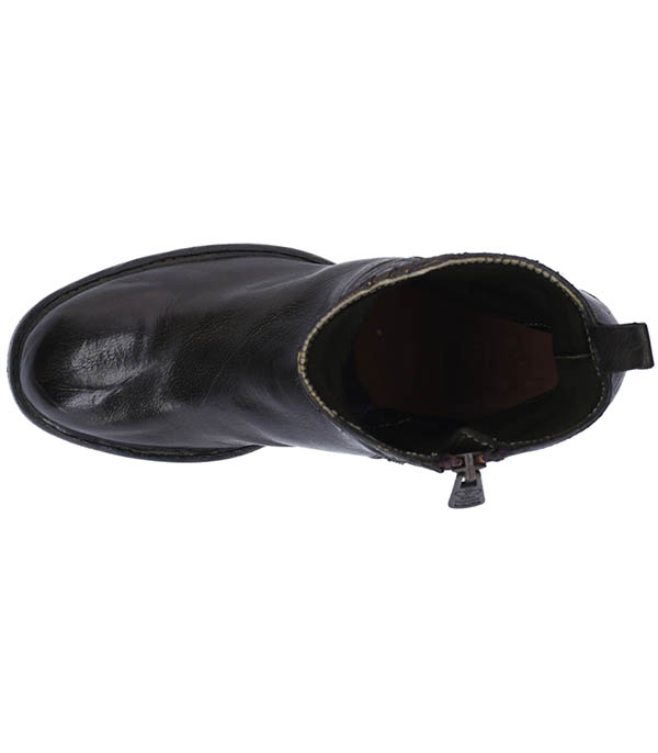 Boots avec empiècements en cuir Kaki King Tartufoli