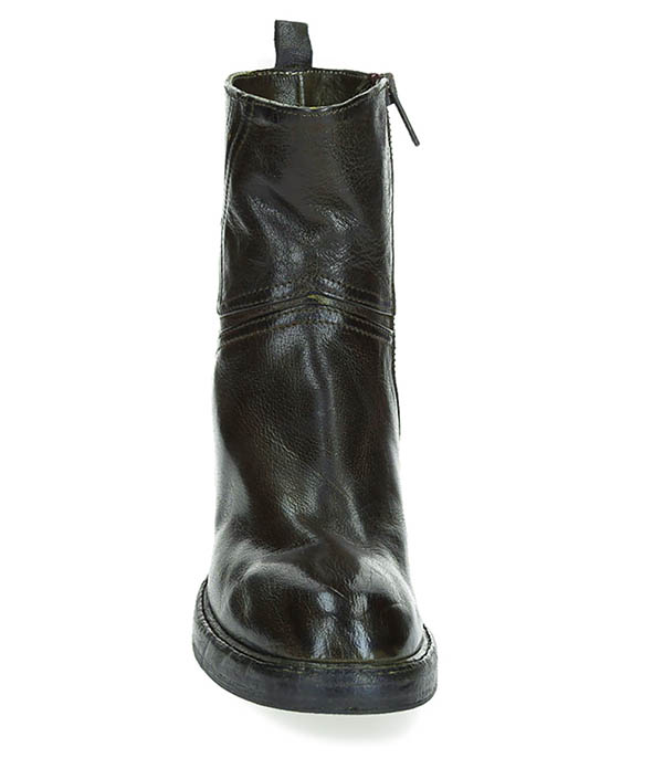 Boots avec empiècements en cuir Kaki King Tartufoli