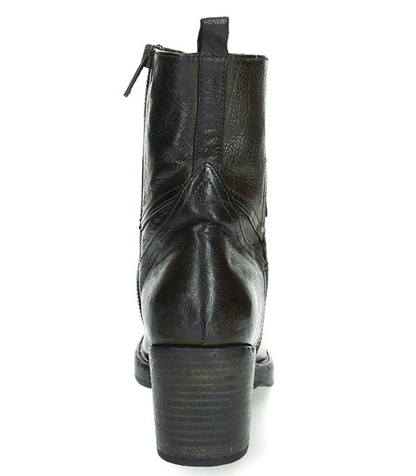 Boots avec empiècements en cuir Kaki King Tartufoli