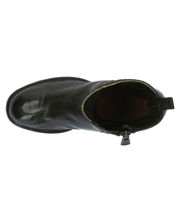 Boots avec empiècements en cuir Kaki King Tartufoli