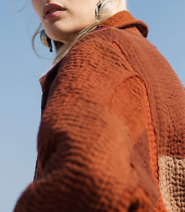 Veste Pietro Earth Kantha Alix of Bohemia