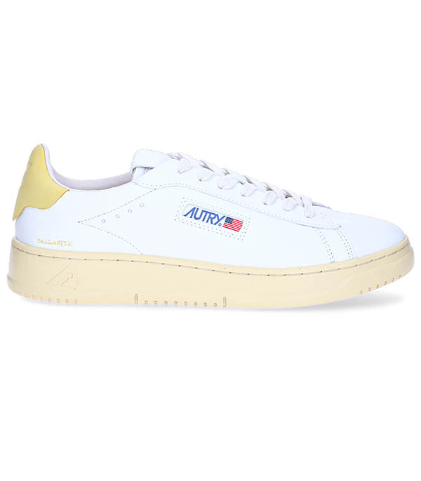 Baskets Dallas Low Goat Nabuk Yellow Autry - Taille 39 à -70%