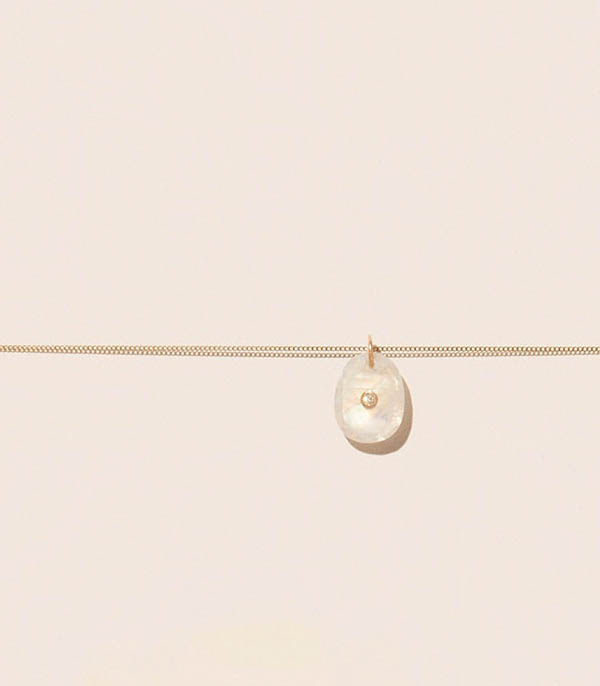 Collier Orso N°1 Moonstone Pascale Monvoisin