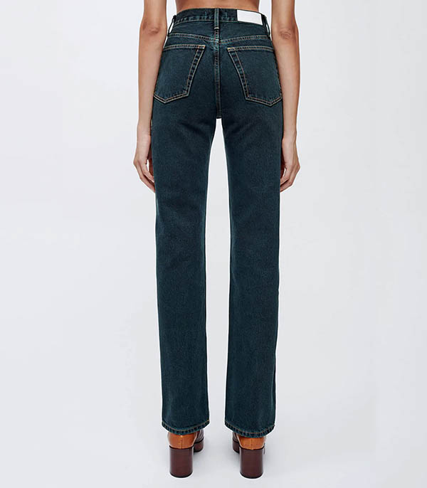 Jean 90s High Rise Loose Evergreen Dipped RE/DONE