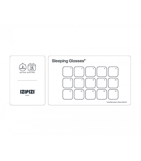 Lunettes sleeping #E Light Tortoise IZIPIZI