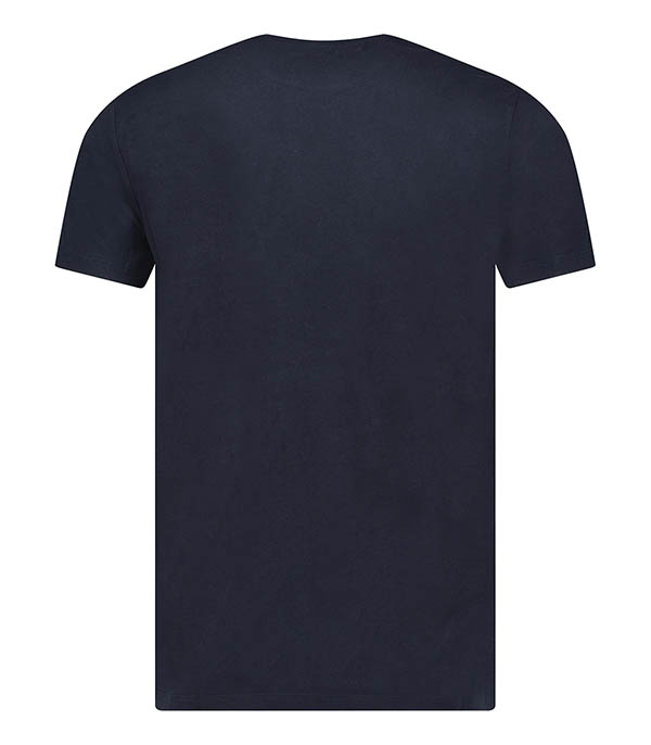 Tee-shirt Homme Harold Col Rond Manches Courtes Marine Majestic Filatures