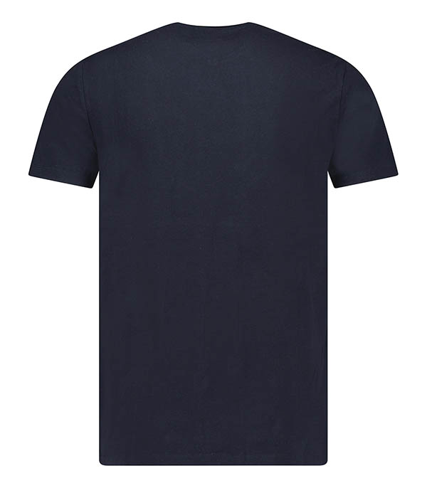 Tee-shirt Homme Col V Manches Courtes Marine Majestic Filatures