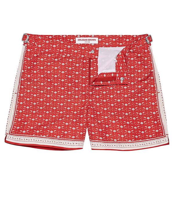 Short de bain homme Setter Vermillion Sea Mist Bandana Orlebar Brown