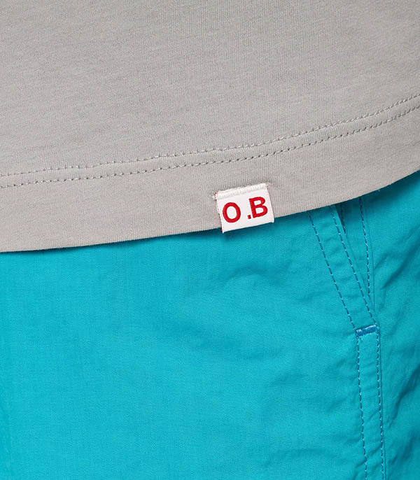 Tee-shirt Homme OB-T LS Seal Grey  Orlebar Brown