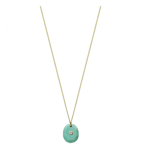 Collier ras de cou Orso Turquoise Pascale Monvoisin