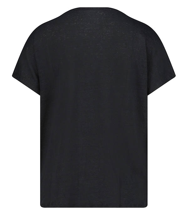 Tee-shirt à manches courtes Noir Majestic Filatures