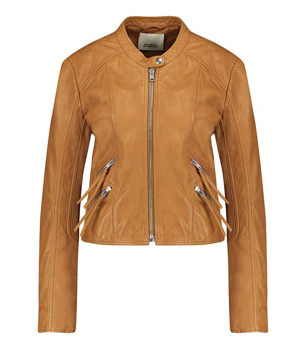 Veste en cuir Leys Natural Isabel Marant à -50%