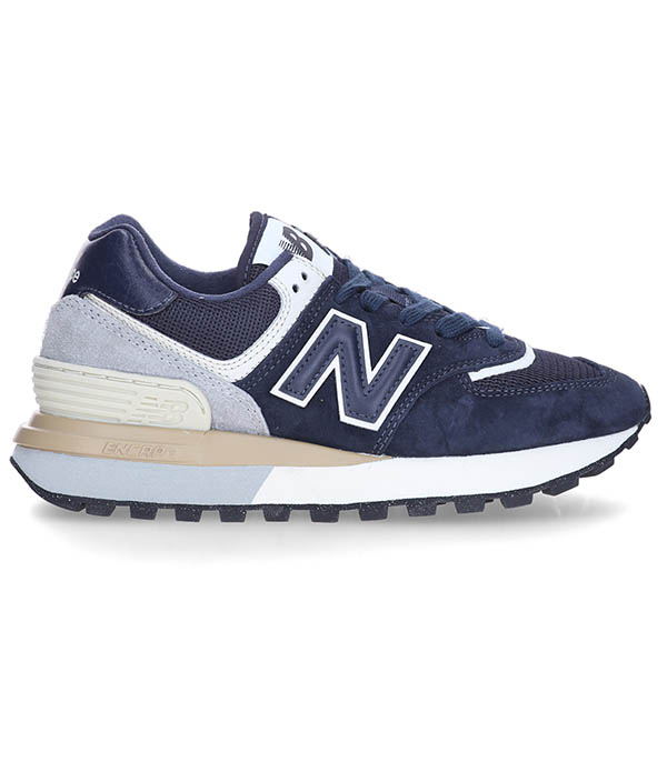 Baskets 574 Navy White New Balance - Taille 36 à -50%
