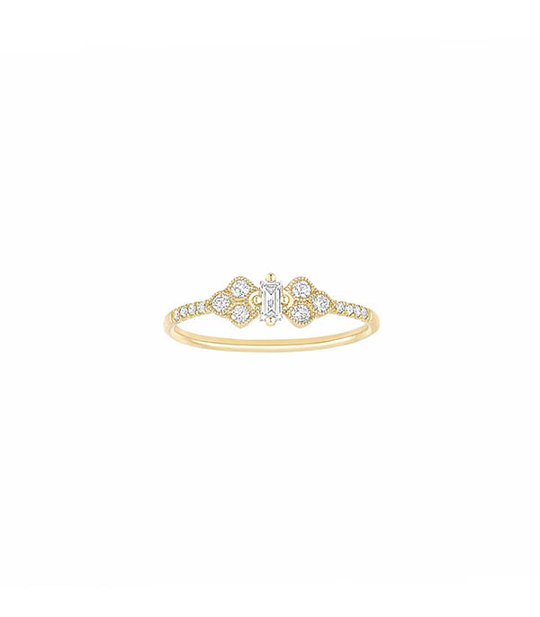 Bague Plein Soleil Petit modèle Or jaune et Diamants Stone Paris - Taille 55