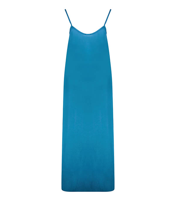 Robe longue Rio Pétrole Maison Saint Julien