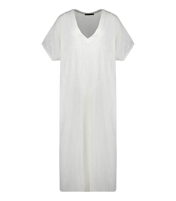 Robe kaftan Palma de Mallorca Off White Maison Saint Julien