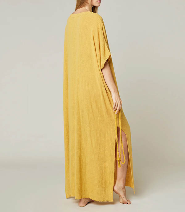 Robe kaftan Palma de Mallorca Gold Maison Saint Julien