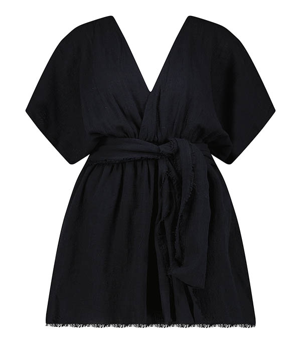 Robe courte Empire Black Maison Saint Julien
