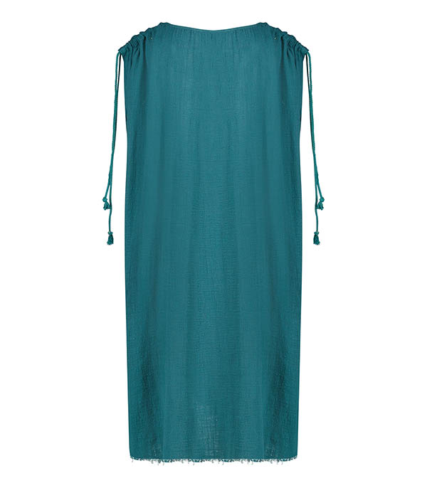 Robe courte Alexandrie Émeraude x Jane de Boy Maison Saint Julien