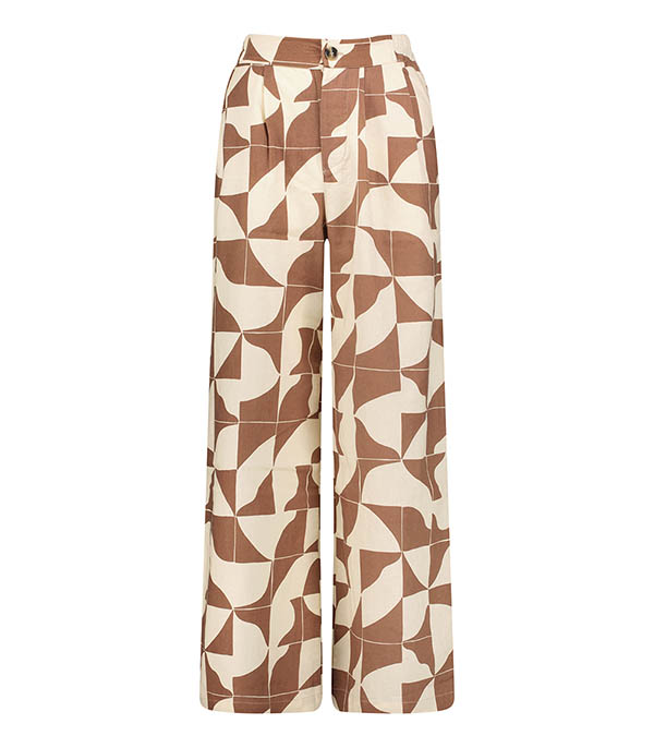 Pantalon Tamara Imprimé Seventies La Treille Maison Ensoleillée