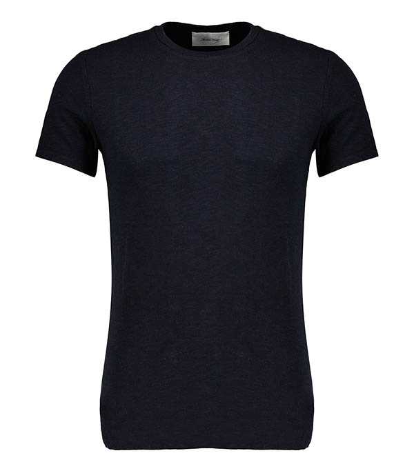 Tee-shirt à manches courtes et col rond homme Bysapick Noir American Vintage - Taille XXL