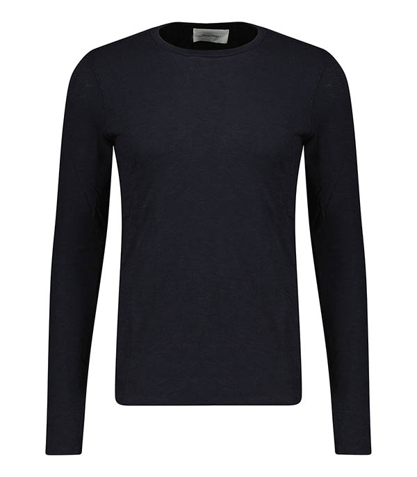 Tee-shirt à manches longues homme Bysapick Noir American Vintage