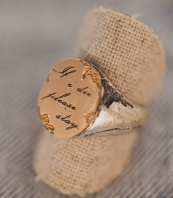 Bague Please Stay Red Gold Tó Garal