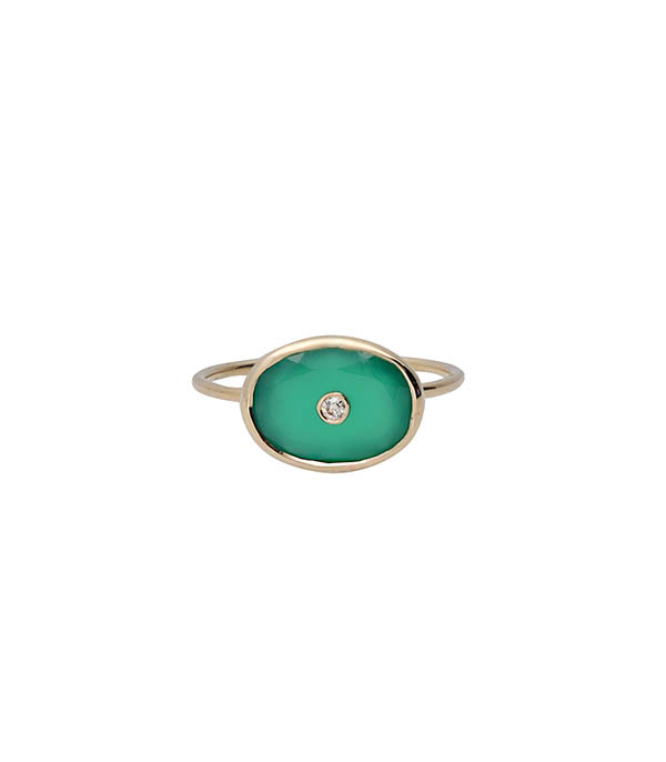 Bague Orso Green Onyx Pascale Monvoisin