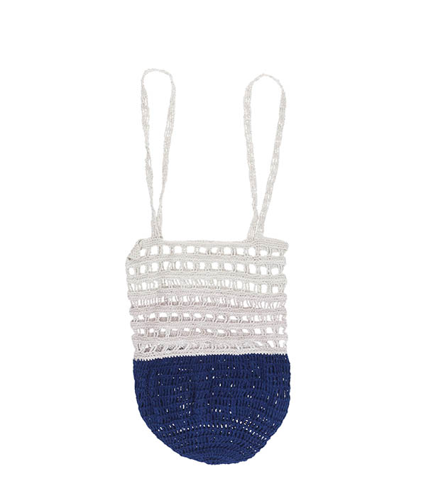 Sac Capitaine Crochet Ecru et Bleu Marine soKpsul
