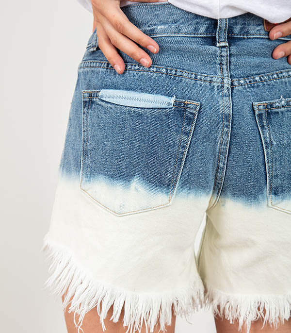 Short Nagoya Bleached Ombre Look BORO