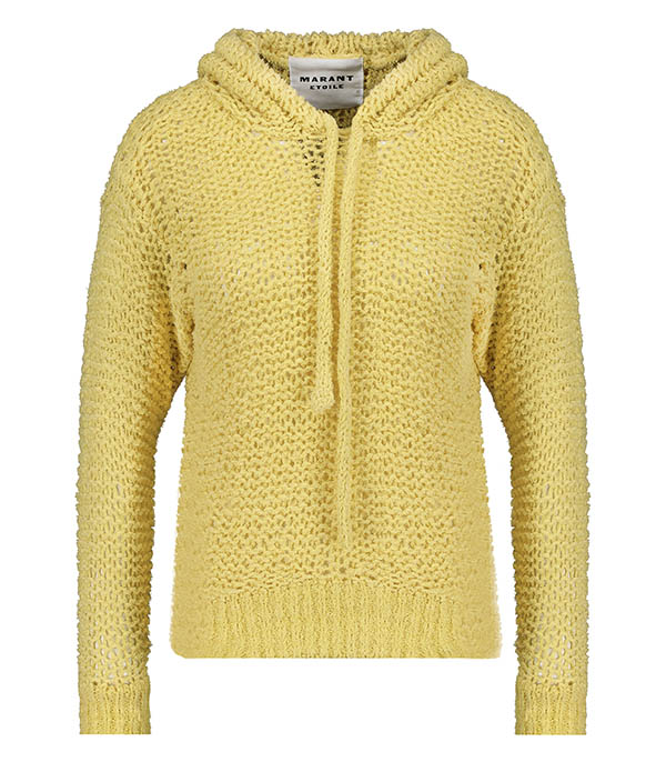 Pull Idony à capuche Yellow Marant Étoile - Taille 34 à -50%