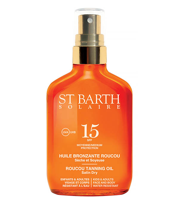 Huile de Roucou Bronzante SPF15 Ligne St Barth