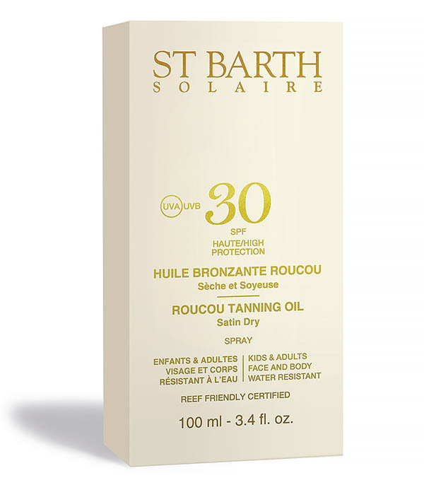 Huile de Roucou Bronzante SPF30 Ligne St Barth