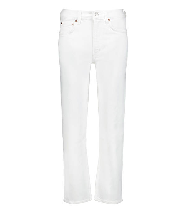 Jean Kye Mid Rise Straight Crop Stretch AGOLDE - Taille 23