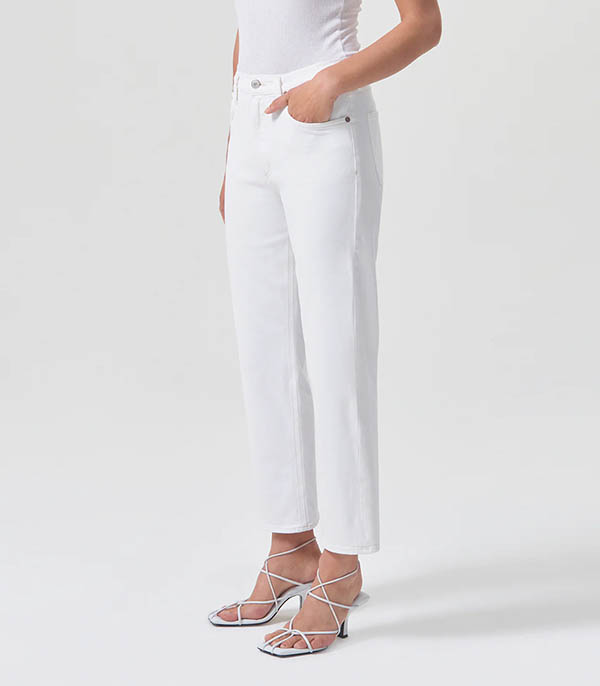 Jean Kye Mid Rise Straight Crop Stretch AGOLDE