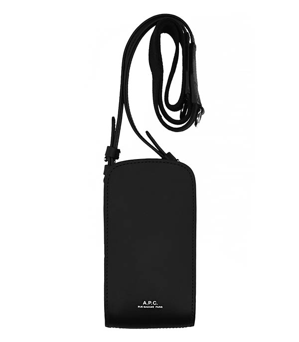 Pochette Crossbody Pouch James Noir A.P.C. à -50%