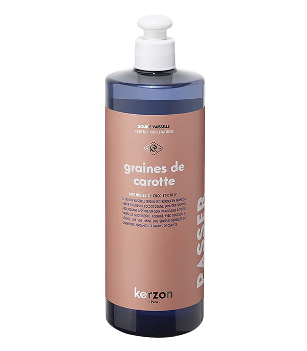 Liquide Vaisselle Graines de Carotte 500ml Kerzon
