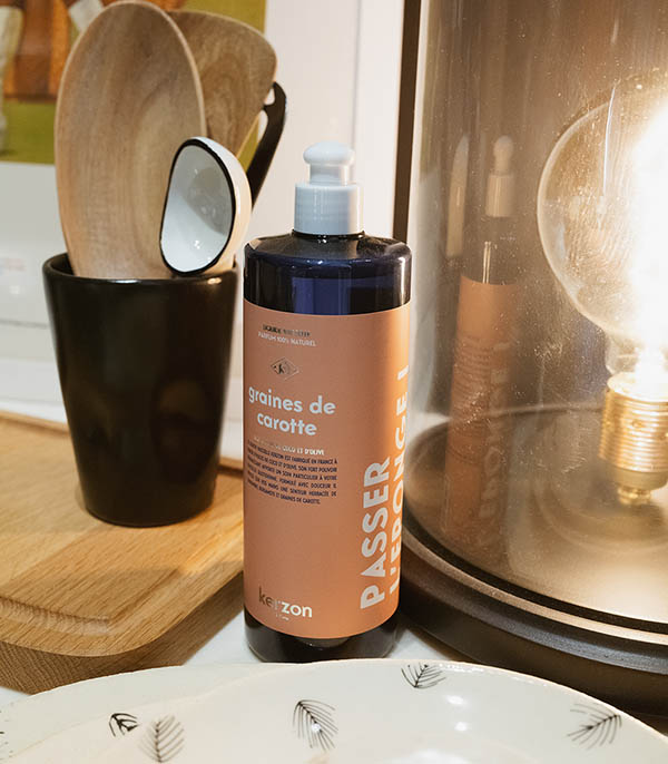 Liquide Vaisselle Graines de Carotte 500ml Kerzon