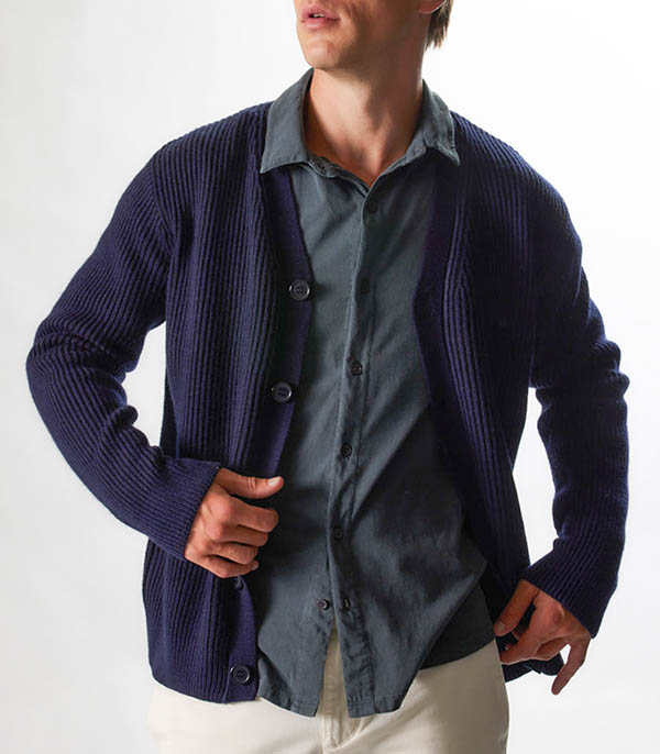 Chemise Manches Longues Homme Herman Crepuscule Majestic Filatures