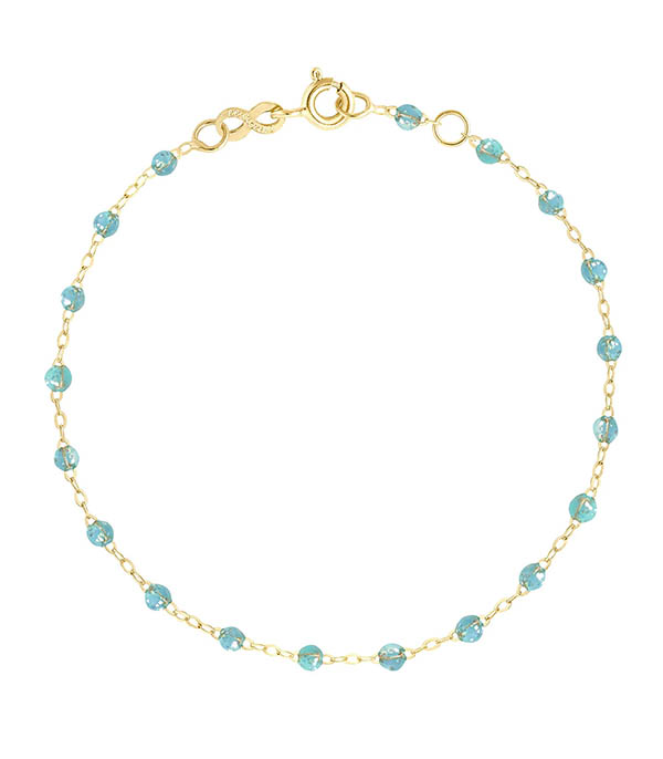 Bracelet Or Jaune et Perles de résine Gigi Clozeau