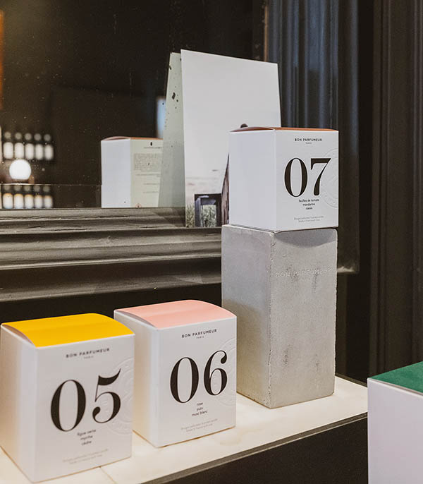 Bougie parfumée 07 Feuilles de Tomate, Mandarine et Cassis Bon Parfumeur