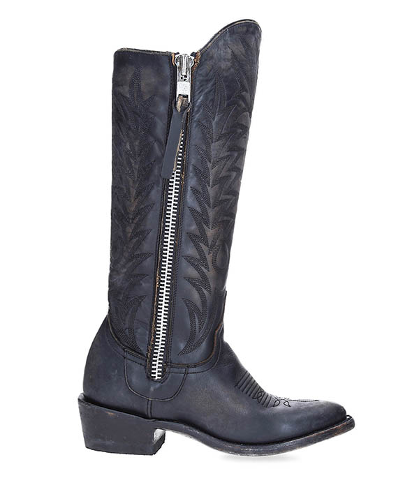 Boots santiag Razz 13 Beige Black Rustik Mexicana