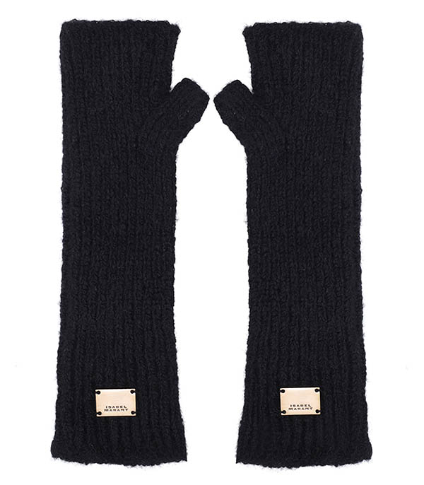 Mitaines Kheo Noir  Isabel Marant